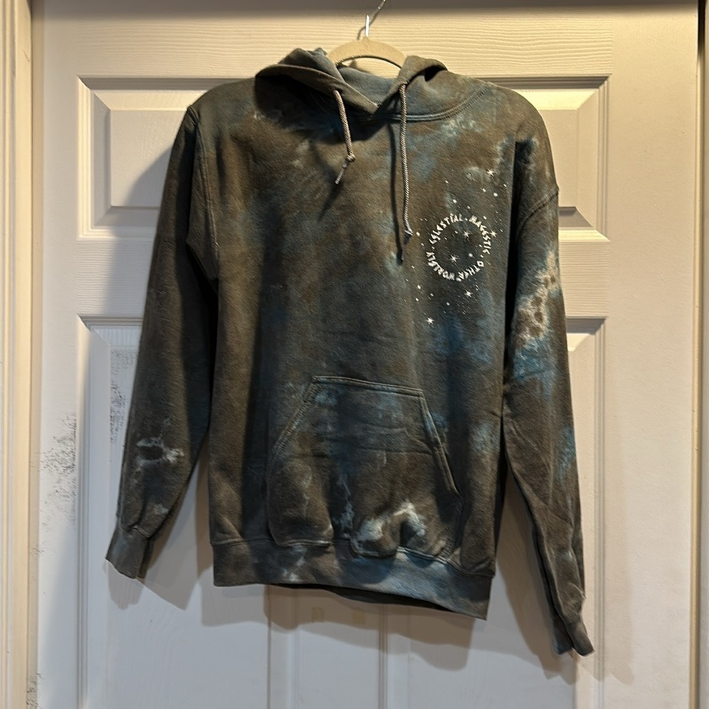 BDG Urban Outfitters Tie-Dye Celestial Sun Hoodie Hooded Sweatshirt XS - Picture 3 of 9
